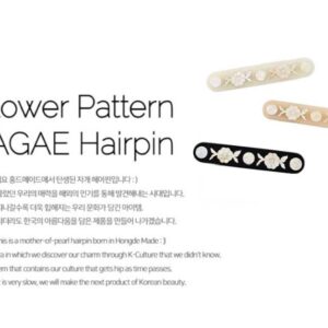 [hong] Barrette florale en nacre – Petit – Image 8