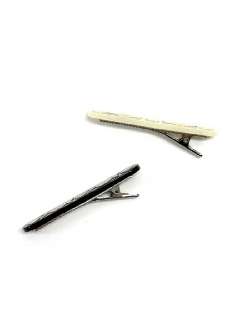 Barrette florale en nacre – Petit format