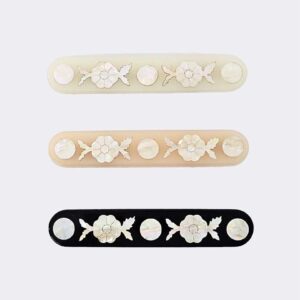 [hong] Barrette florale en nacre – Petit – Image 6