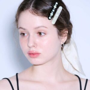 [hong] Barrette florale en nacre – Petit – Image 5