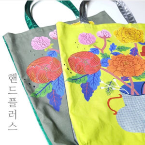 [hand+] Sac éco – Fleur MORAN coréen imprimé