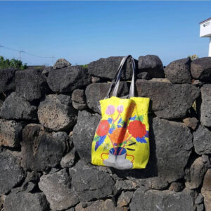 [hand+] Sac éco – Fleur MORAN coréen imprimé – Image 6