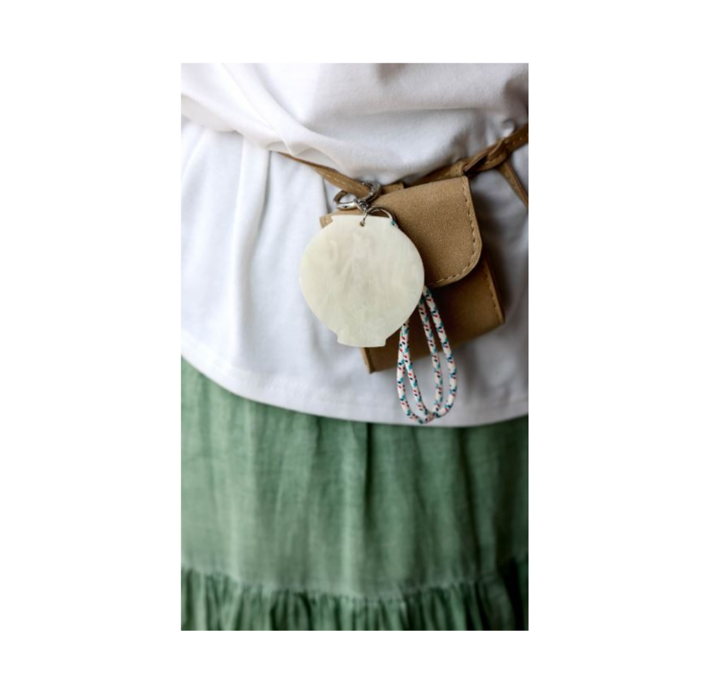 Porte-clés à pompon – Baekja & Cheongja