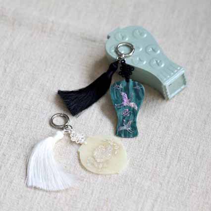 [hong] Porte-clés en nacre coréenne [Collection MU:DS]