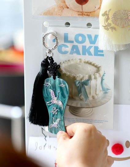 [hong] Porte-clés en nacre coréenne [Collection MU:DS]