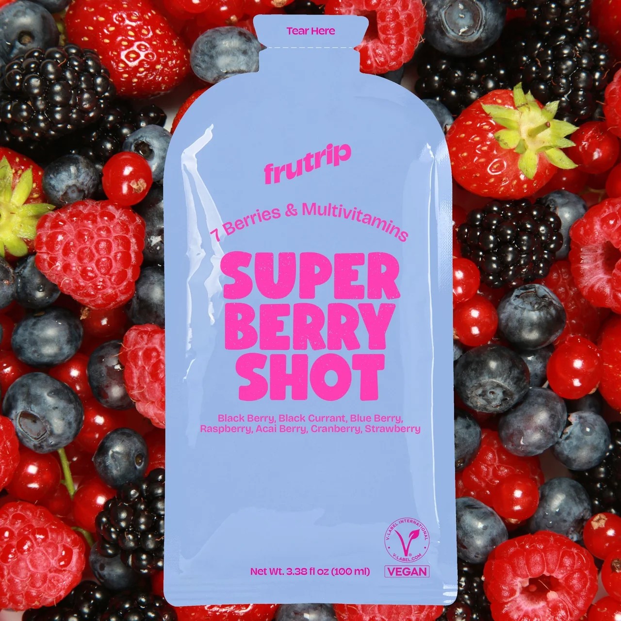 FRUTRIP Super Berry Shot – 7 baies & multivitamines – Image 3