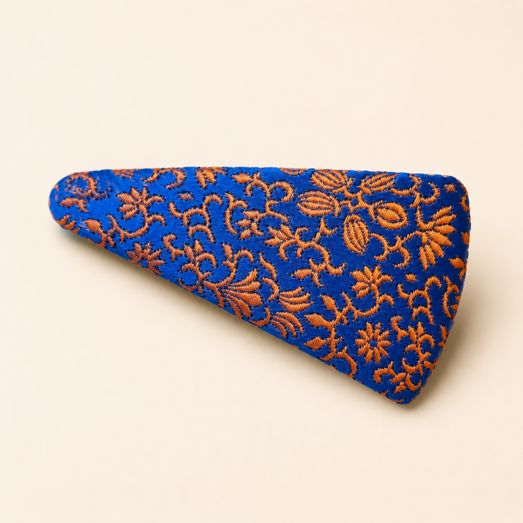 Barrette triangulaire en tissu traditionnel coréen — HUMHUM