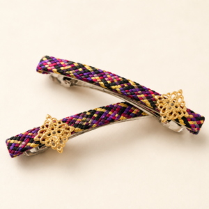 Set de 2 barrettes coréennes aux détails dorés — HUMHUM – Image 4