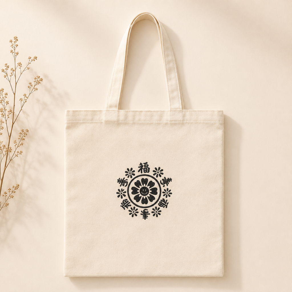 Sac cabas à motif traditionnel coréen — HUMHUM